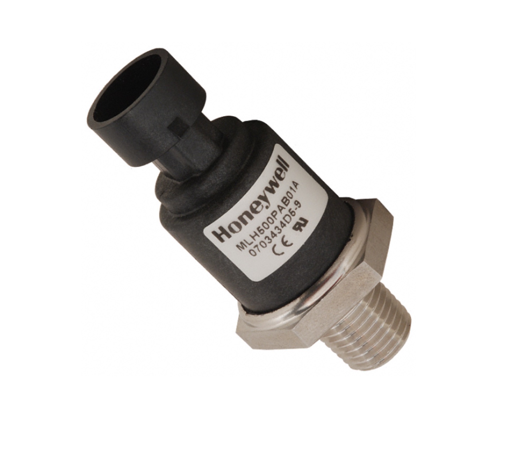 Brake-line pressure transducer component